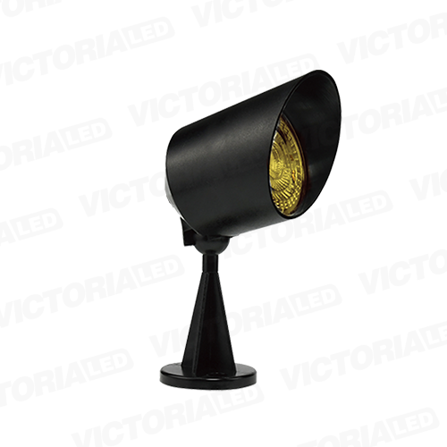 APLIQUE DE PARED IP65 5W 3000K NEGRO 160*80MM