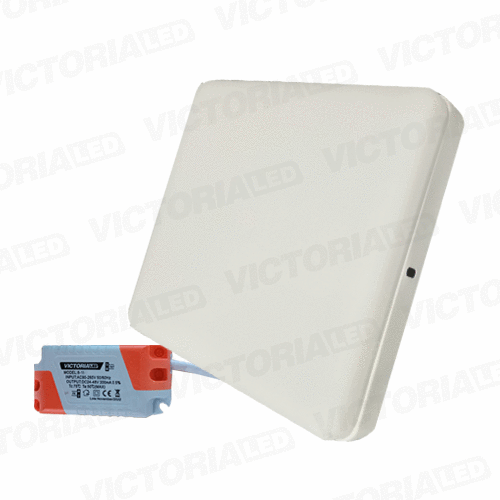 VICTORIA LED PANEL SIN BORDE 24W SOBREPUESTO CUADRADO 20U/C