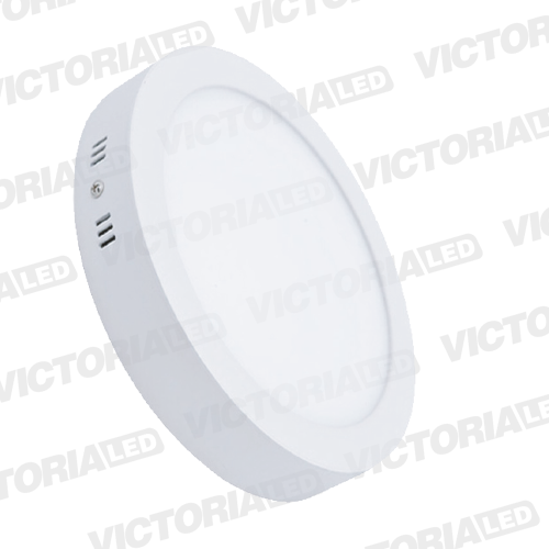 VICTORIA LED PANEL 6500K 18W SOBREPUESTO REDONDO 30U/C
