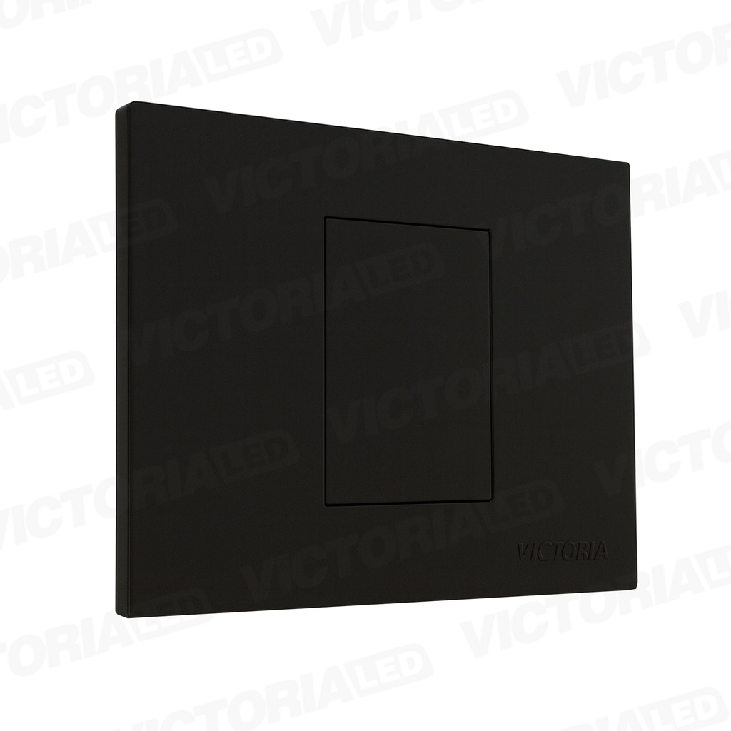 PLACA CIEGA PC NEGRO 10U/C