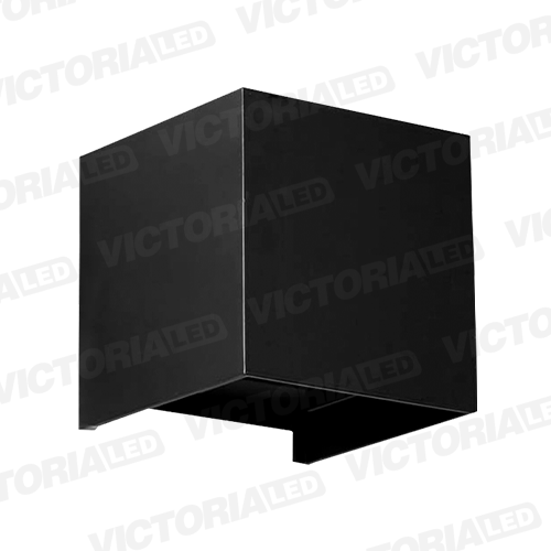 [APV13] APLIQUE DE PARED IP20 5W 3000K NEGRO 100*100MM AC85-265V