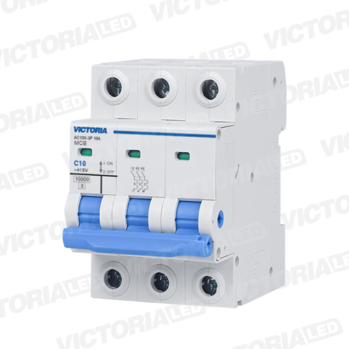 [AC10K-3P 50A] BREAKER VICTORIA LED AC 10K 3P 50A 4U/C