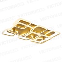 LAMPARA DECORATIVA DE TECHO LED METAL/ACRILICO GOLD