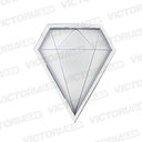 LAMPARA DECORATIVA LED 12W 3000K ALUM/ACRILICO WHITE