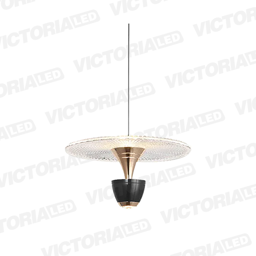 [P893300 BLACK] LAMPARA DECORATIVA LED 12W 3000K ALUMINIO BLACK