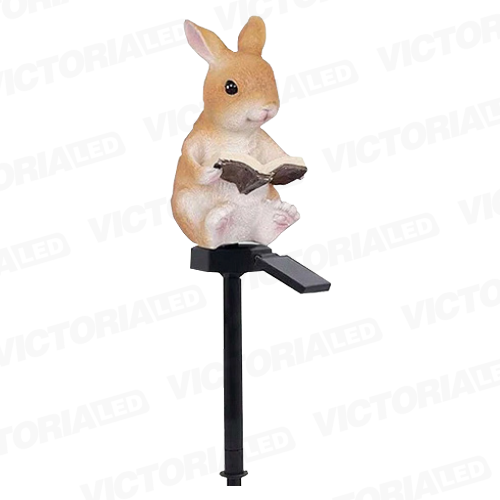 [ES-13] SOLAR ESTACA 3000K CONEJO CAFE