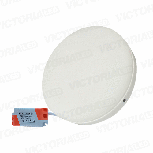 [LV-212 24W 6500K] VICTORIA LED PANEL SIN BORDE 24W SOBREPUESTO REDONDO 20U/C