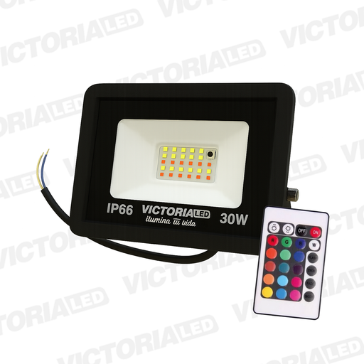 [VL-RGB30W] VICTORIA LED REFLECTOR RGB 100-240V FP0.5