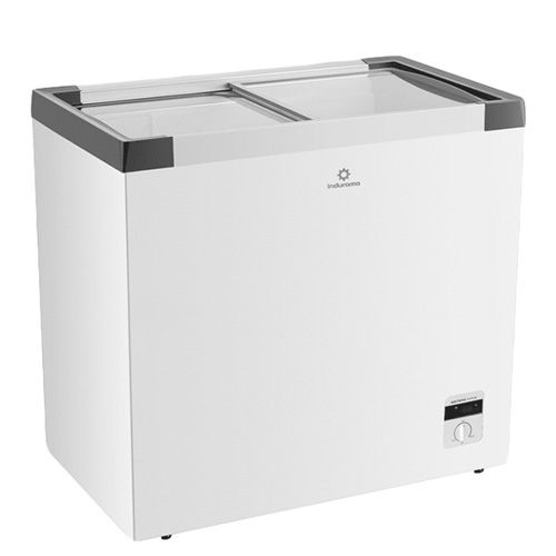 [199 T/V ESC BL S50] CONGELADOR INDURAMA 199 T/VIDRIO BL S50