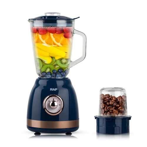 [R92826 BLUE] RAF LICUADORA 400W 5V VIDRIO 1500ML 110V BLUE