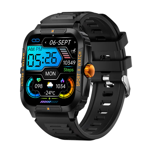 [P76 BLACK-ORANGE] SMARTWATCH COLMI P76 BLACK - ORANGE