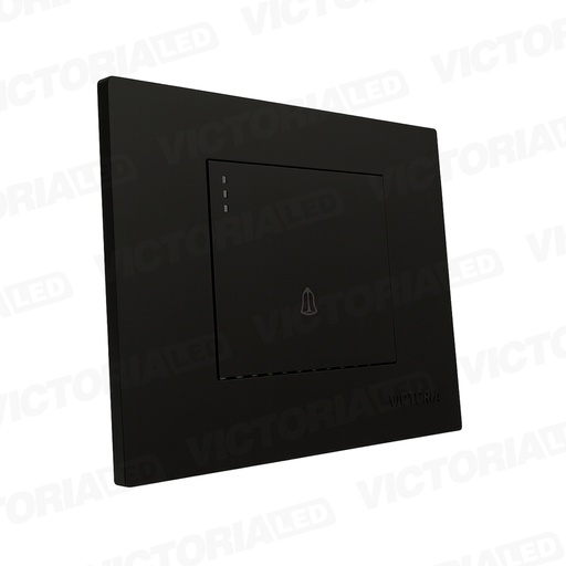 [VL-TMB1N] PULSADOR TIMBRE 16A 125/250V PC NEGRO 10U/C