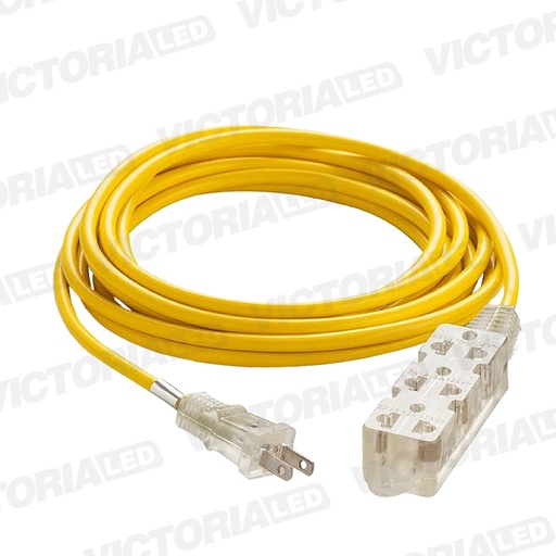 [VLEX-3P 3M] CABLE DE EXTENSIÓN 3 METROS 3 PUERTOS